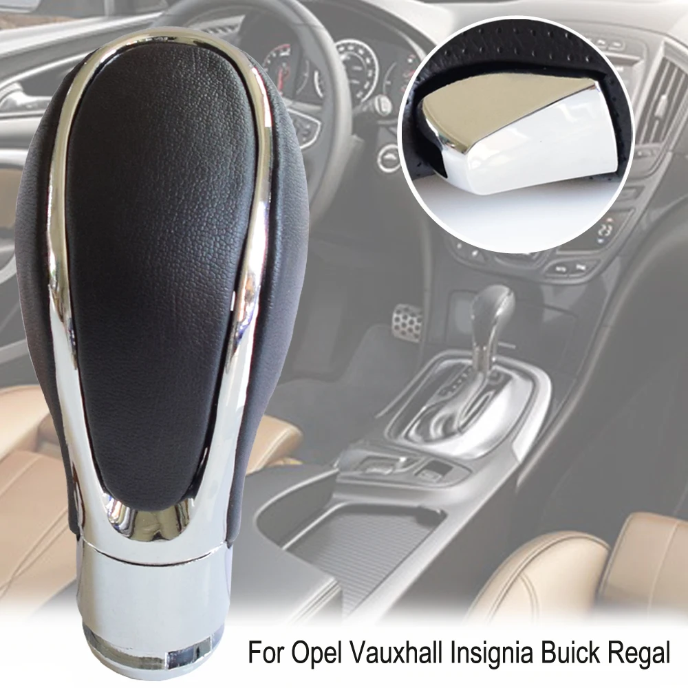 Для Opel Insignia Vauxhall 2009-2013 Buick Regal универсальная Натуральная кожа авто Стайлинг 14 мм ручка переключения передач ручка головка