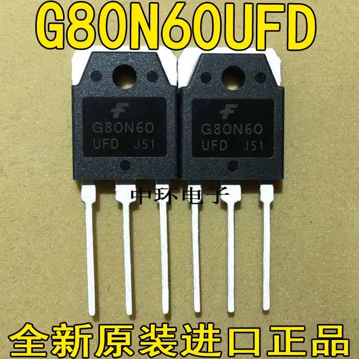 10 шт./лот G80N60UFD 600V 80Ax m y