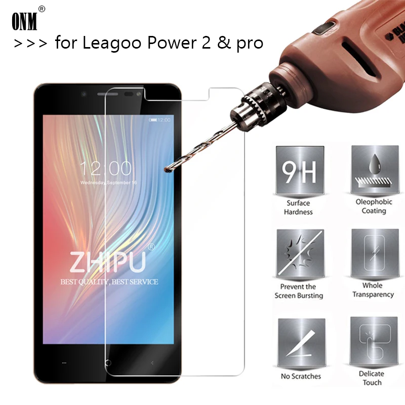 

25 Pcs Tempered Glass For Leagoo Power 2 Screen Protector 2.5D 9H Tempered Glass For Leagoo Power 2 Pro Protective Glass Film