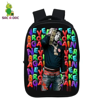 

Mochila Mini Backpack YoungBoy Never Broke Again Bookbag 14.5 Inch Plecak Women Bagpack Girls Bags Travel Backpack Rucksack Bag