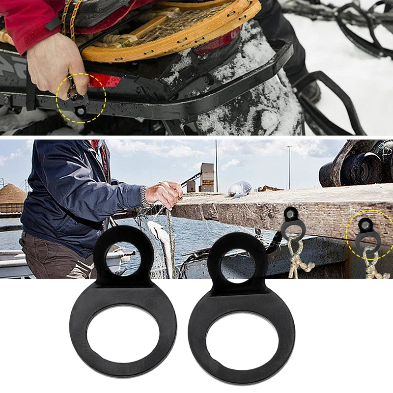 2 Pcs Motorcycle Tie Down Strap Rings For Motorcross/dirt Bike/atv/utv