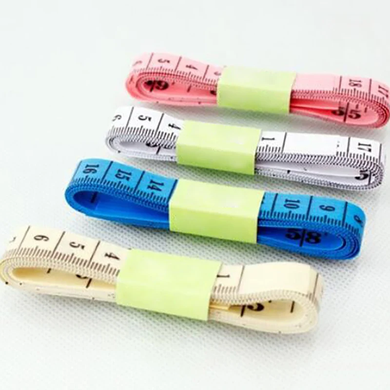 

1.5M Body Measuring Ruler Sewing Tailor Tape Measure Sewing Soft Ruler Meter Sewing Measuring Tape New Random Color