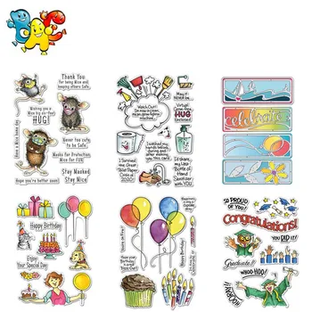 

mouse Transparent Clear Stamps for DIY Scrapbooking/Card Making/Kids Christmas Fun Decoration Supplies