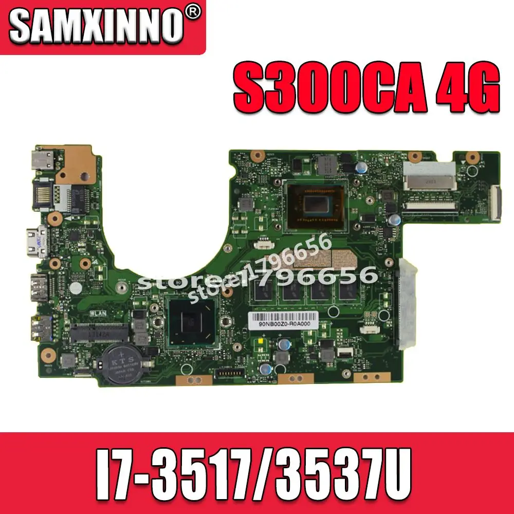Новая материнская плата S300CA для For Asus S300C ноутбука i7 3517/3537U REV2.1 4G RAM новая