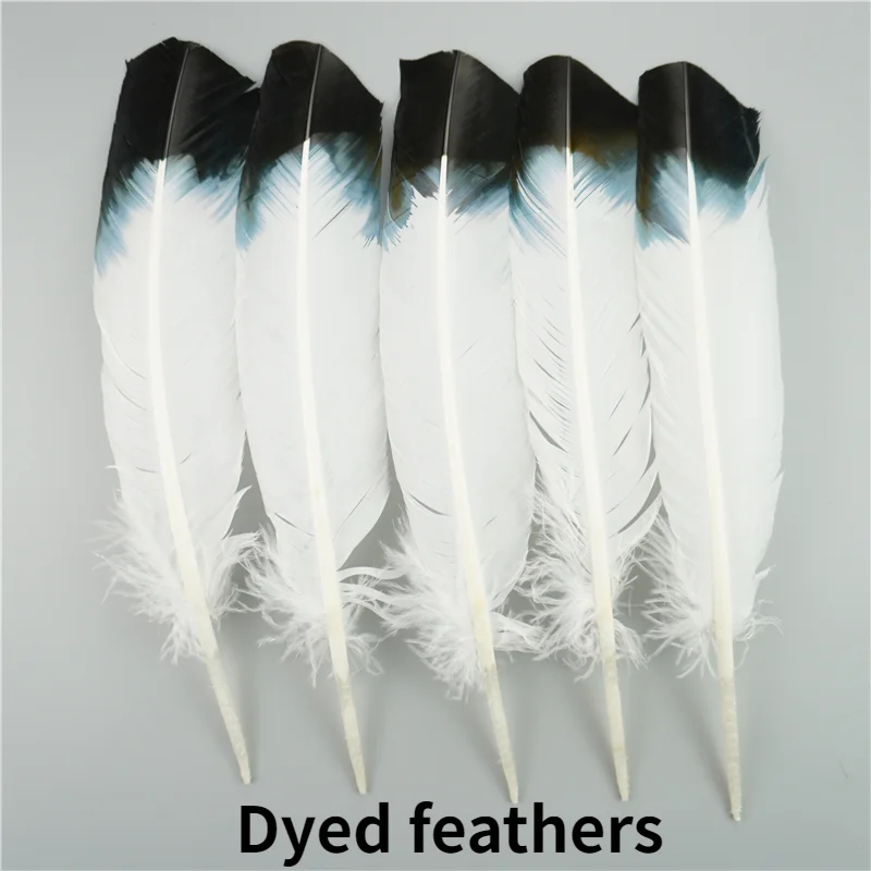 Natural Eagle Feathers 10Pcs/Lot For Crafts Plume Headdress Accessories Holiday Decoration Carnival Feather DIY Handicraft Decor