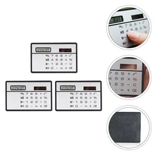 Mini calculatrice Ultra mince, outil de calcul Portable, 1 ensemble