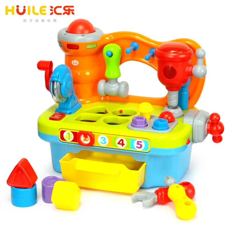 

Department of Music 907 Multi-functional Tool Table Small World Study Nut Combination Disassembly Boy Children'S Educational Toy