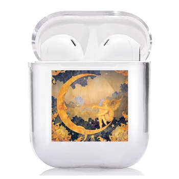 

Clear Case For Airpods Art Transparent Case For AirPods 1/2 Case Soft Silicone Wireless Bluetooth Earphone Cover Air Pods