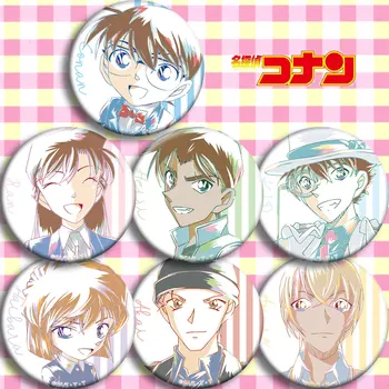 

Japan Anime Detective Conan Amuro Cosplay Bedge Cartoon Collection Backpacks Badges Bags Button Brooch Pins gift