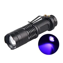 TMWT Мини Увеличить УФ фонарик Torch Light 365nm 395nm Ультрафиолетовый Blacklight лампы AA Батарея для маркера денежные средства обнаружения