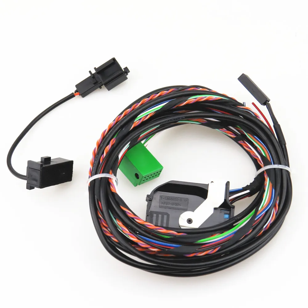 FHAWKEYEQ RCD510 RNS510 9w2 Bluetooth Module Microphone Cable Harness Plug For VW Passat B7 B6 Tiguan Jetta Golf 5 MK6 3BD035711