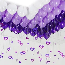 Воздушные шары лента с коробочка с сердцем блестящая картонная открытки с воздушным шаром подвеска на ленте Свадебные украшения вечерние принадлежности