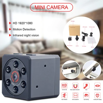 

Mini Camera 1080P Sensor Portable Security mini Camcorder small cam Night Vision Motion Detection Support Hidden TF card instock