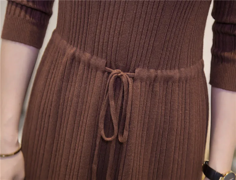 Новые вертикальные Завязывающиеся кружева средней длины трикотажные sweater-0d540-7773(4 комнаты