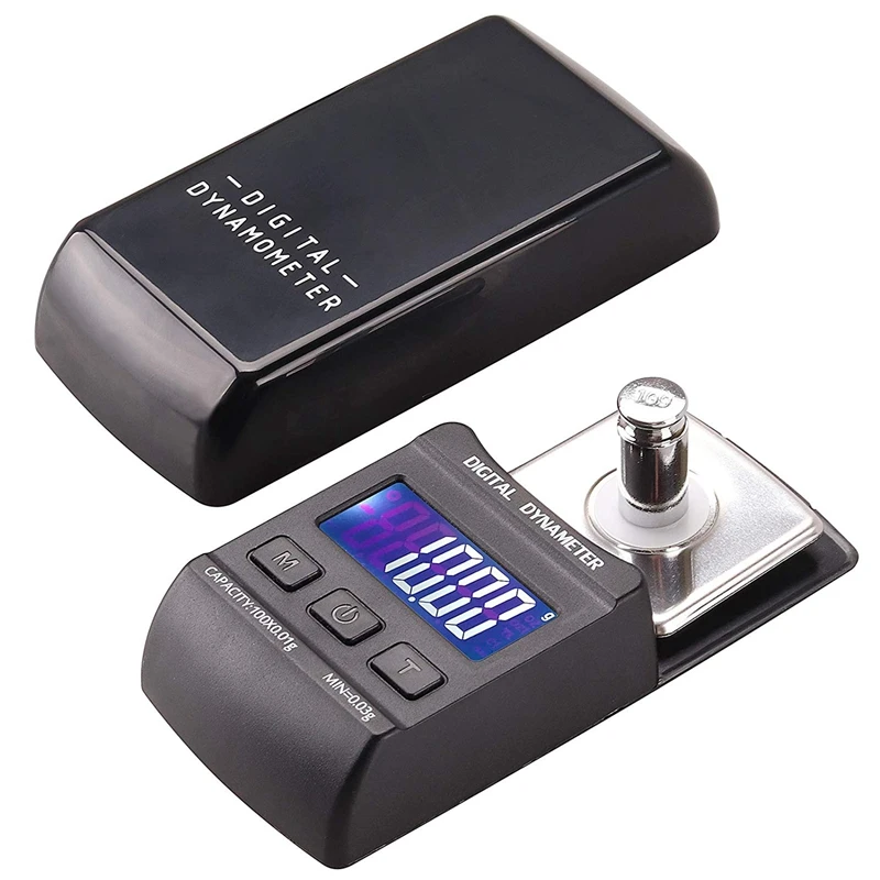 

100G / 0.01G Digital Turntable Stylus Force Meter LP Record Player Needle Pressure Gauge with 10G Calibration Weight