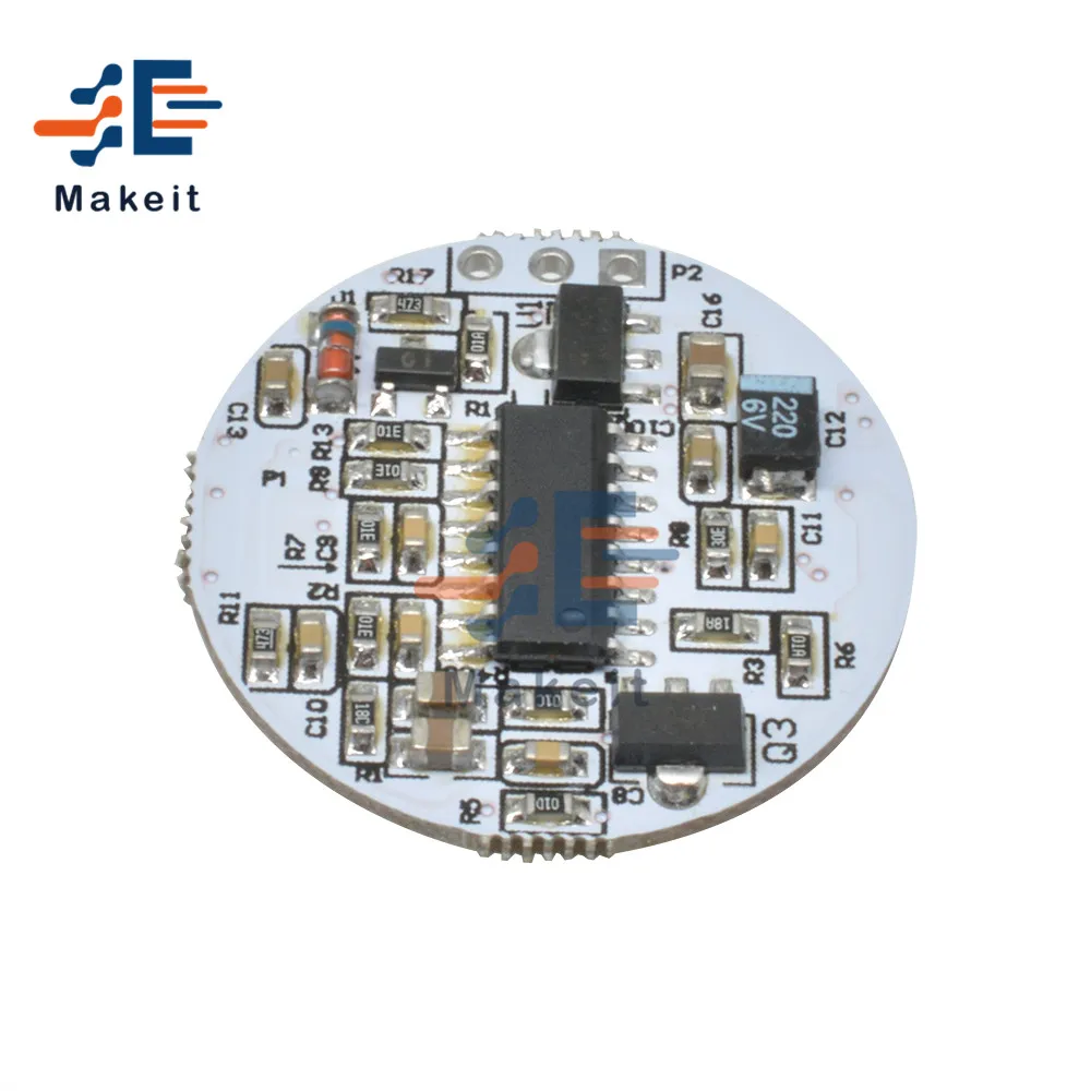 Modulo sensore Radar a microonde 3-12W modulo interruttore a microonde a LED bianco lampada sferica modulo lampada a induzione con Antenna a Micro onde - immagine 5