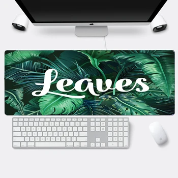 

Large Mouse Pad 80x30cm Summer Leaves Desk Mat Gaming Mousepad Keyboard Computer PC Game Gaming Mouse Pad