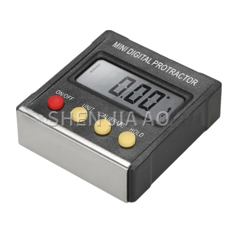 AL1116E Мини Цифровой Инклинометр Угол линейка тестер инструмент угол Dip Box транспортир угловой инструмент измеритель наклона 1 шт