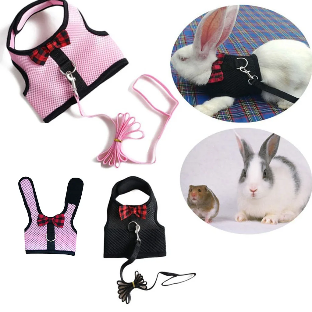 Rabbit Traction Rope Hamster Vest Horse Harness Belt Rabbit Mesh Chest Strap Harness Snow Guinea Pig 1 Rabbit Traction Rope Hamster Vest Horse Harness Belt Rabbit Mesh Chest Strap Harness Snow Guinea Pig 5