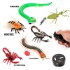 Infrared Remote Control Animal Insect Toys Simulation snake bee,Electronic robot toy for cat dog, Halloween Prank Funny Toys 1