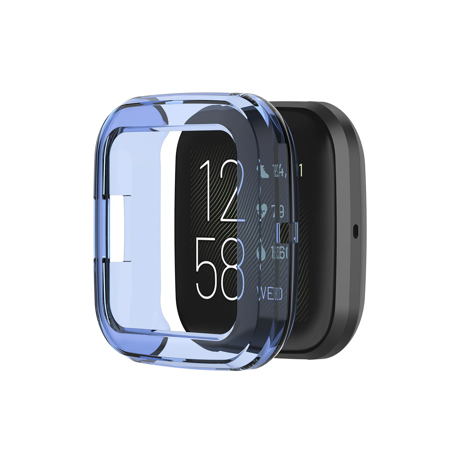Мягкий прозрачный из ТПУ силиконовый чехол для Fitbit Versa 2 Smartwatch защитная оболочка Versa2 Сменные аксессуары для часов