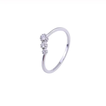 

925 Sterling Silver Mini CZ Daisy Flower Rings For Women Sunflower Star Fashion Jewelry Wedding Gifts