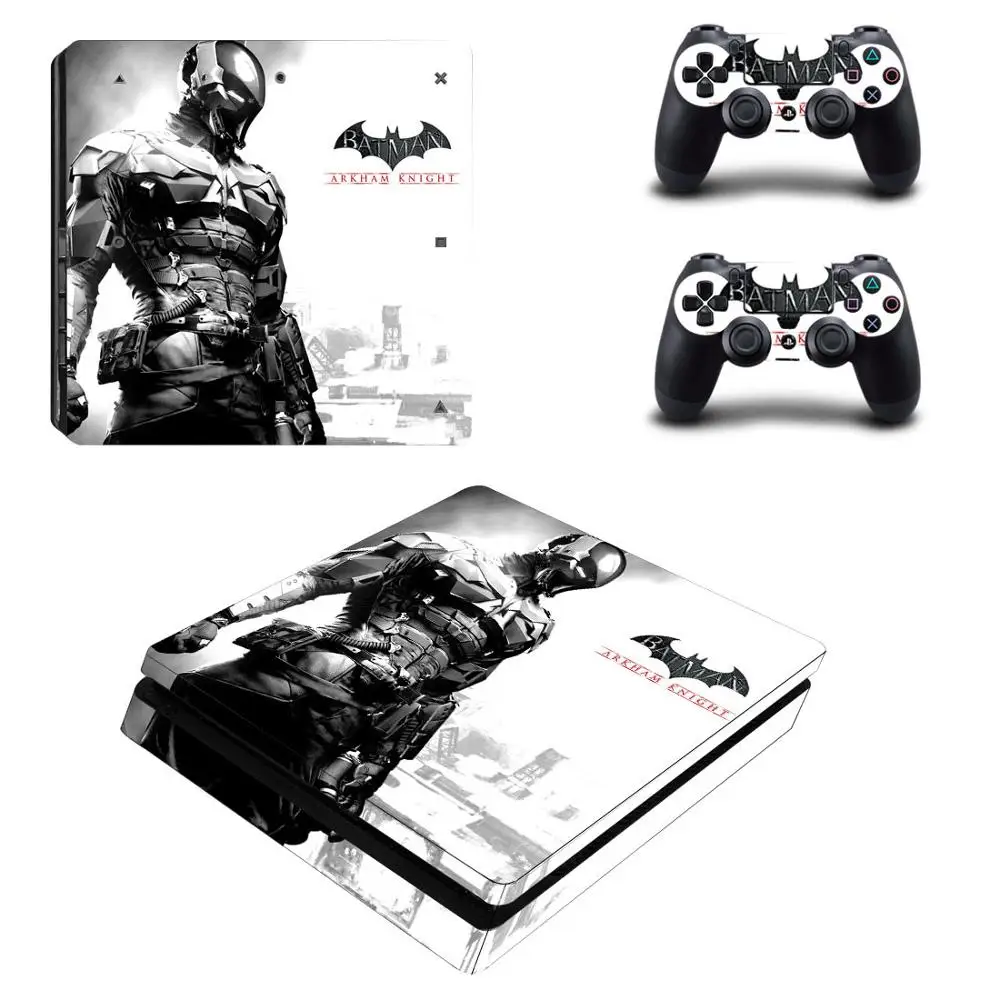 Бэтмен PS4 тонкая кожа Стикеры наклейка покрытие из винила для Playstation 4 DuslShock