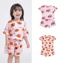 TinyPeople/Коллекция года, летняя одежда для маленьких девочек комплект одежды из двух предметов для маленьких мальчиков, одежда для новорожденных roupa infantil, модная детская одежда