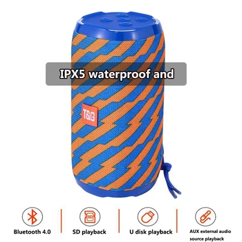 

Waterproof bluetooth speaker portable outdoor rechargeable wireless speaker sound bar subwoofer speaker TF MP3 built-in micropho