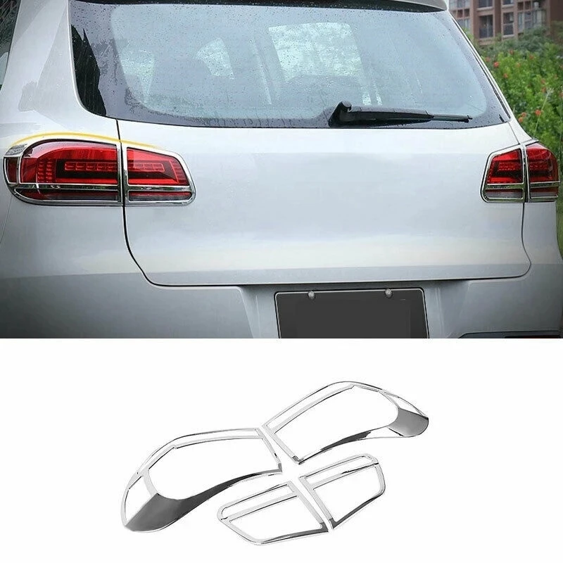 Rear Taillight Lamp Frame Cover Decoration Sticker For Volkswagen VW Tiguan 2010-2012 2013 2014 2015 Car Styling Accessories | Автомобили