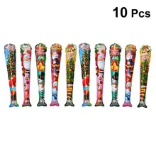 10 шт. Надувные палочки Забавные милые Интересные детские игрушки, принадлежности для вечеринок надувные рождественские игрушки для подростков Фестиваль детей