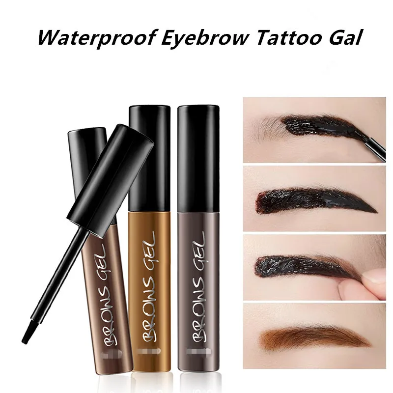 Lazy Makeup усилитель для бровей, жидкий гель, долговечный, водонепроницаемый, легко носить, слеза, отклеивание бровей, тату, ТИНТ, глаза, брови, натуральные