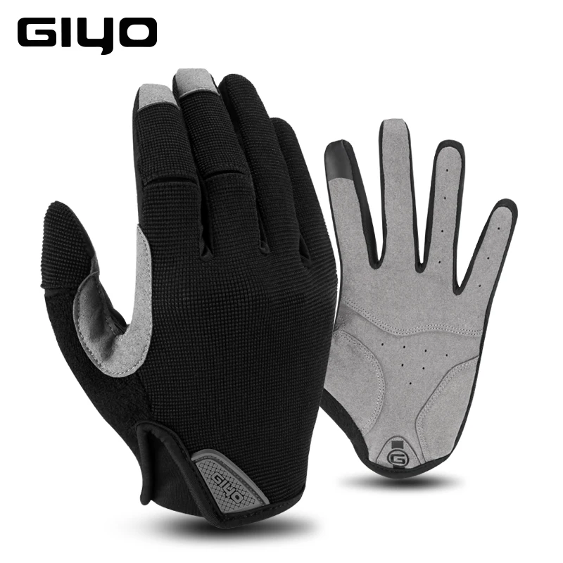 

GIYO winter bicycle gloves fishing fitness gloves riding gloves men and women sports wear mountain bike full finger gloves