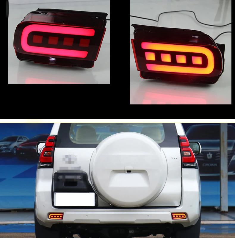 ECAHAYAKU светодиодный головной тормозной фонарь Бампер Отражатель свет