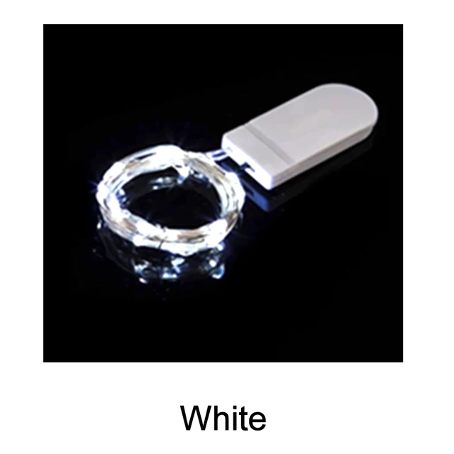 Luces Led Copper Wire Fairy Lights Battery Powered LED String Lights Party Wedding Indoor Christmas Decoration Garland Lights white