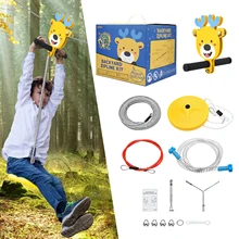 Kit de freins à ressort en acier inoxydable pour enfants, siège en acier galvanisé, robuste, pour activités de plein air, arrière cour 