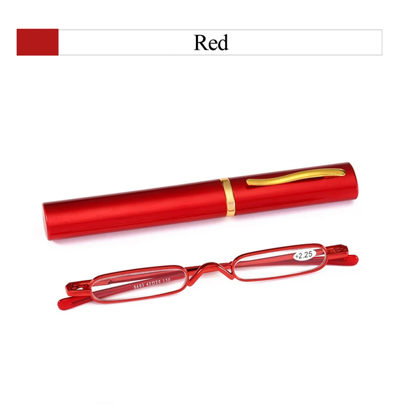 Sighttoo Klapp Lesebrille Frauen Brillen Mit Fall Tragbare Smart Presbyopie Brillen Rahmen Männer Mini Harz Brillen +1 – Detail 7
