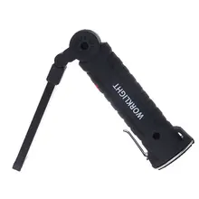 Портативный COB светодиодный рабочий свет складной USB Перезаряжаемый аварийный светильник с магнитной основой Многофункциональный флэш-светильник