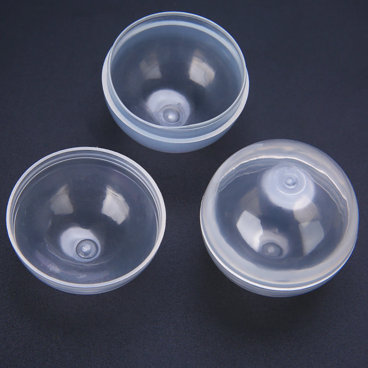 10pcs Transparent Vending Machine Empty Round Toy Capsules 1.2" 32mm Diameter Plastic Vending Machine Capsules For Kids Gifts