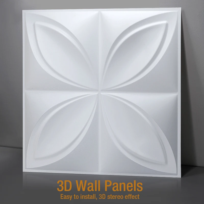 3D пластиковые формы 30 см для плитки панели гипсовые настенные каменные