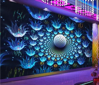

CJSIR Custom Wallpaper Mural 3D Stereo KTV Music Bar Tooling Background Wall Papers Home Decor Papel De Parede 3d Wallpaper