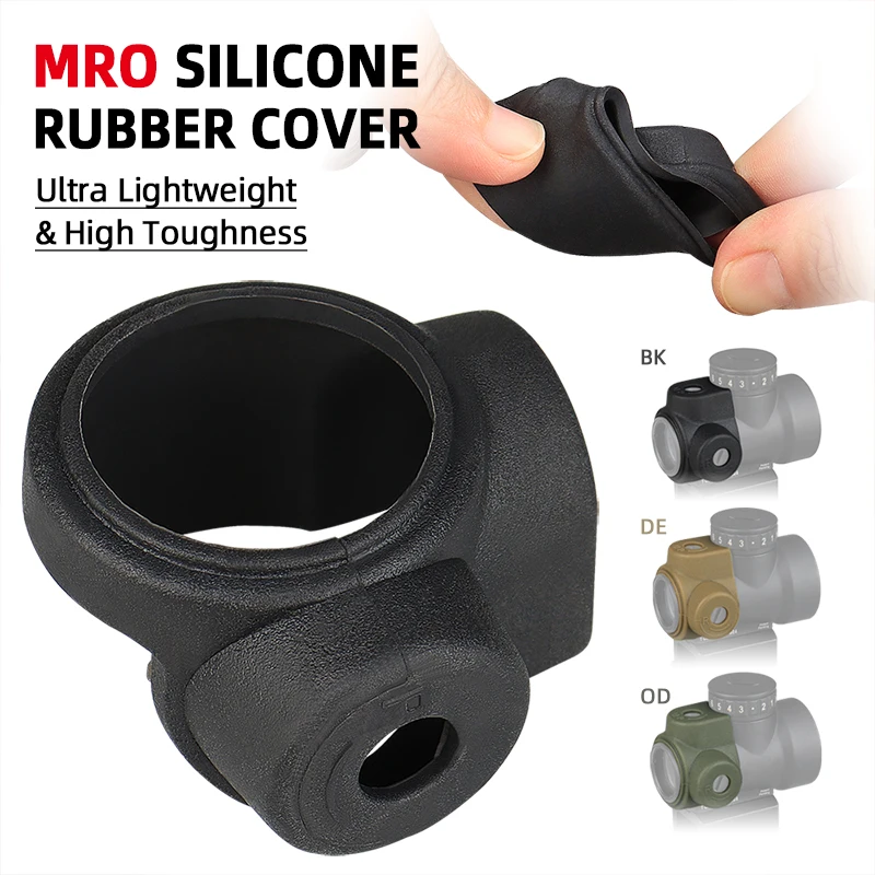 

Tactical MRO Ultra Lightweight Silicone Rubber Cover Protective Holder For MRO Red Dot Sight Total 3 PCS HS33-0231