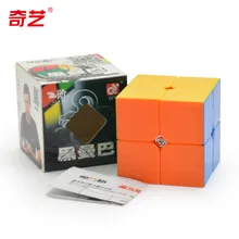 QiYi 2x2x2 5,1 см Профессиональный кубик Magicco скорость Neo куб Cubo Магическая наклейка для взрослых антистресс головоломка подарки игрушки для детей