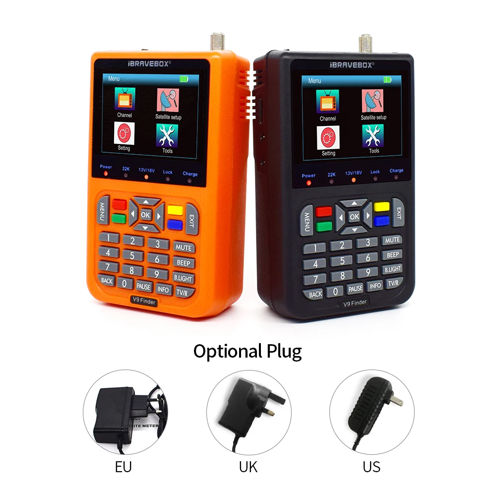 

Poratable EU/US V9 Digital Satellite Signal Finder localizador de satelite finder With 3.5 inch LCD Display Satellite Finder