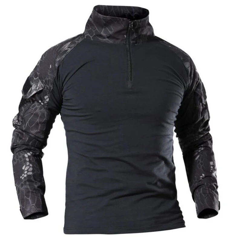 Tactical T Shirt Long Sleeve Soldiers Militarmy Combat T-Shirt Camouflage Shirts Paintball Militar Hunting Tactico Uniforme Tops tactical shirt