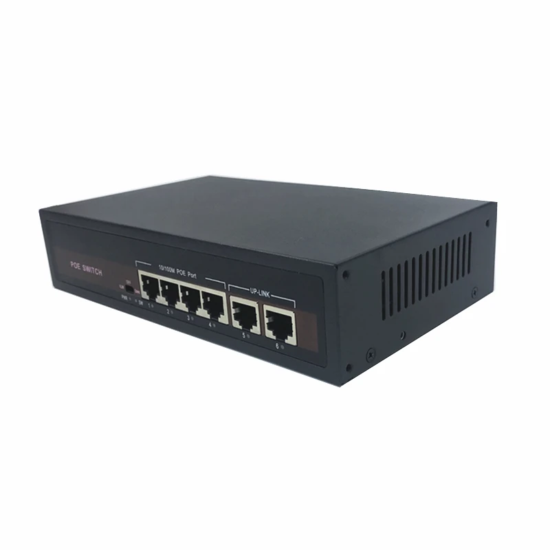 48V Ethernet-коммутатор питания через Ethernet с 5 10/100 Мбит/с Порты и разъёмы IEEE 802,3 af/at подходит для IP камера/Беспроводной AP/IP CCTV камера системы