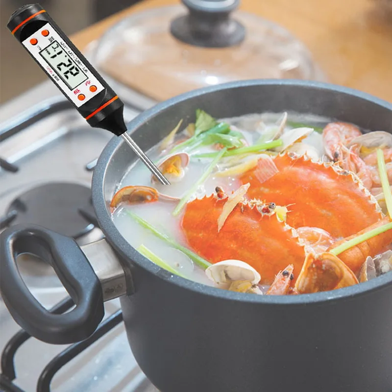Meat Thermometer Digital BBQ Electronic Cooking Food Water Milk Kitchen Oven |