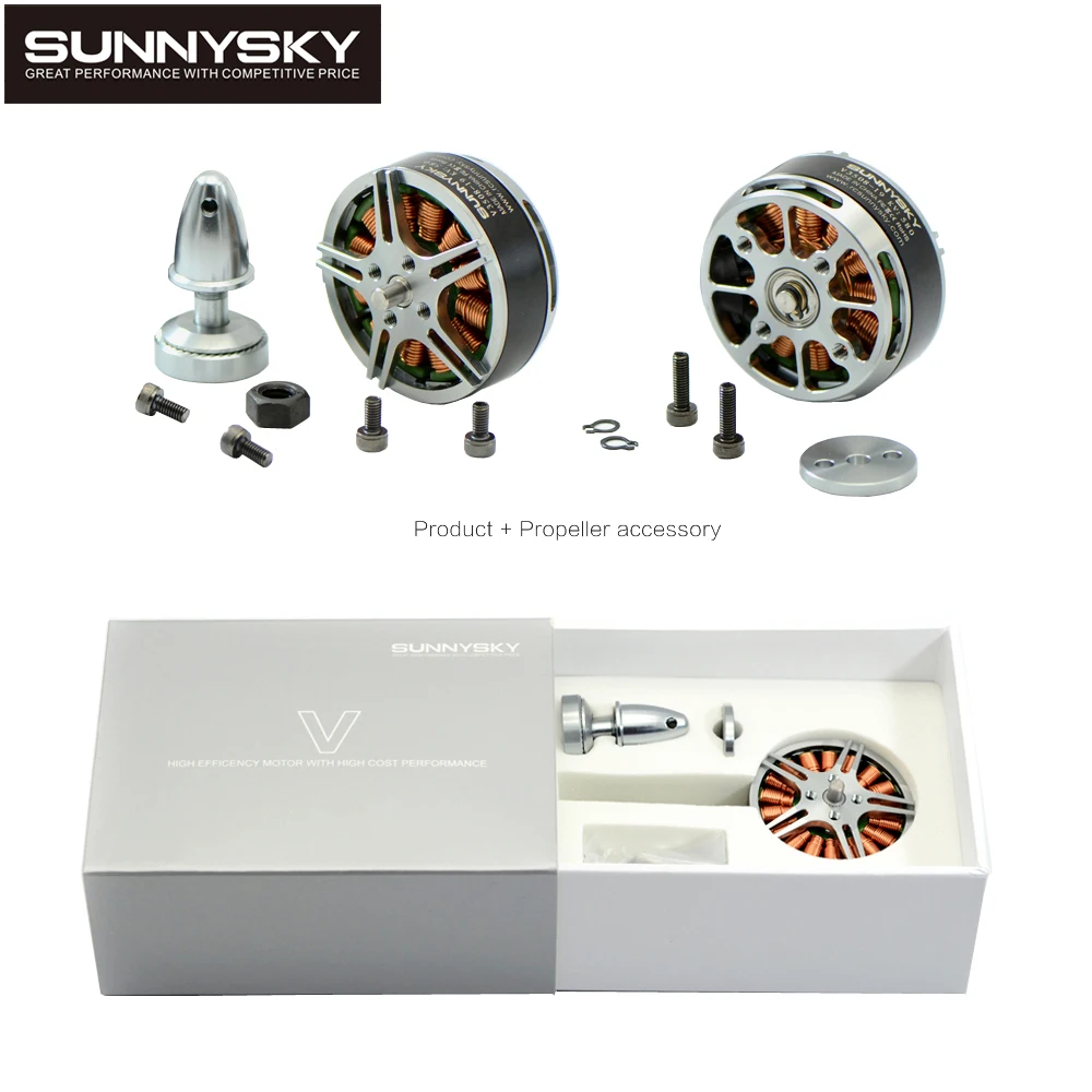 4 шт./лот SUNNYSKY V3508 380kv/580kv/700kv бесщеточный двигатель для радиоуправляемого