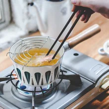 Японский узор дерево с одной ручкой молоко суп горшок керамическая эмаль приготовления утолщение небольшой кастрюля мгновенные соусы сковорода