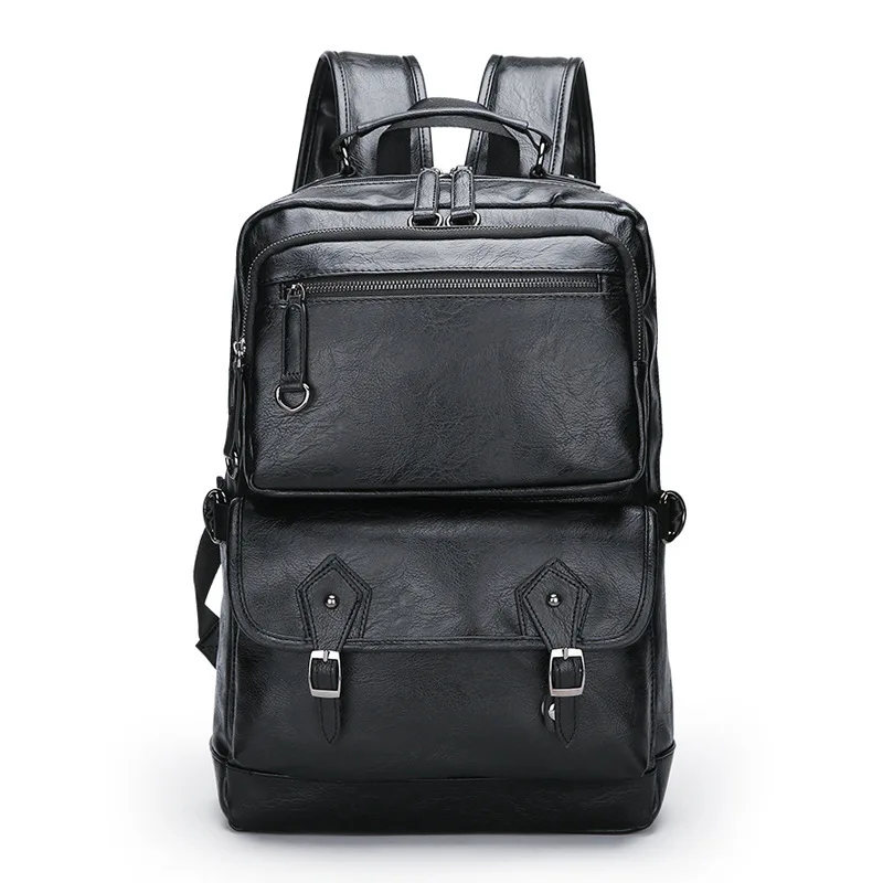 

Backpack for Male Students Backpack High-end Male Backpack Retro Travel Bag Male Waterproof Backpack for Male Students